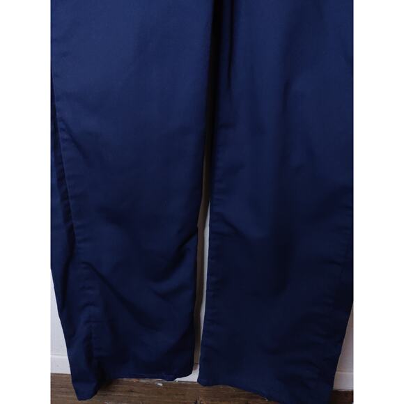VINTAGE Sears Coverall Roebucks Navy Blue Long Sleeve Zip Button Coveralls 44T - Picture 5 of 12